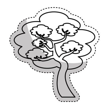 ağaç geleneksel Japonca kutsal kişilerin resmi