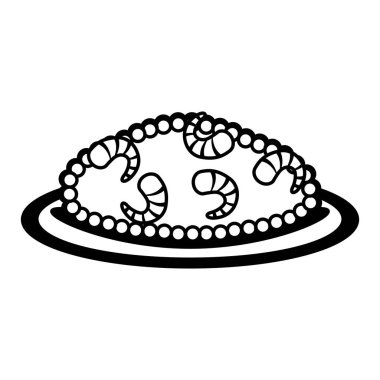 lezzetli Japon yemekleri izole simgesi