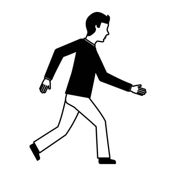 Man Walking Icon Vector Illustration — Stock Vector © everydaytemplate