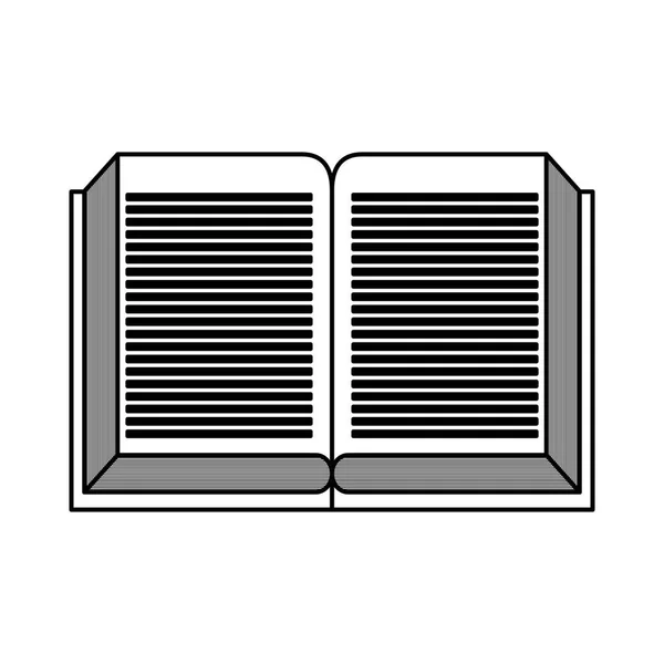 Biblioteca de libros de texto icono aislado — Archivo Imágenes Vectoriales
