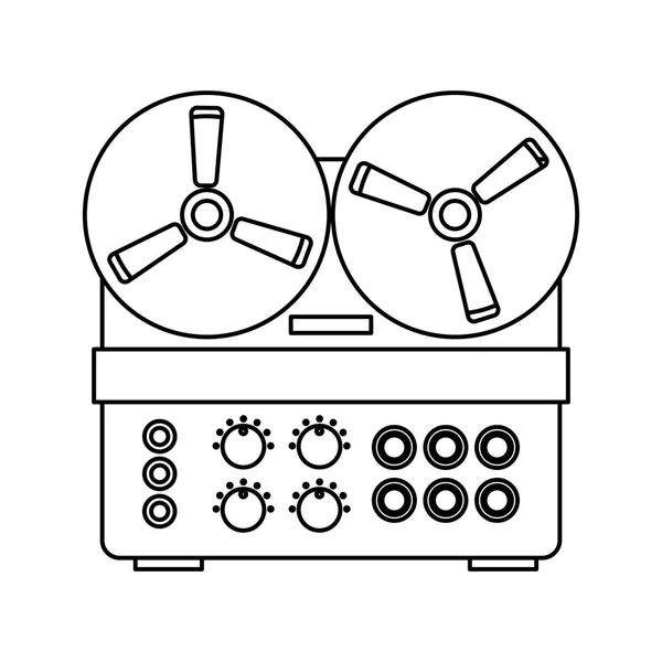 Consola de audio icono profesional — Vector de stock