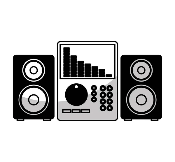 Consola de audio icono profesional — Vector de stock