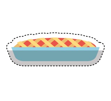 lezzetli tatlı pasta simgesi