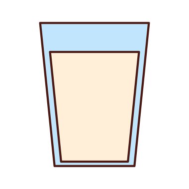 süt cam taze izole kutsal kişilerin resmi