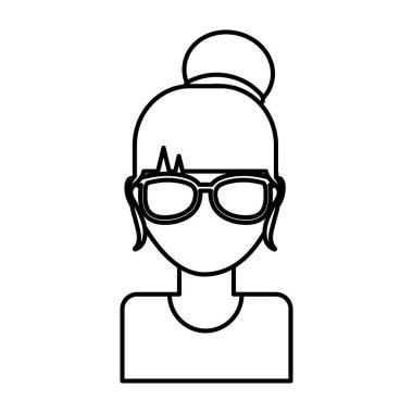 genç kadın avatar karakter