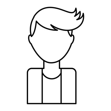 genç adam avatar karakter