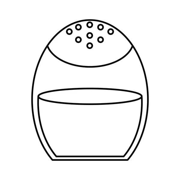 Épices bouteille icône isolée — Image vectorielle