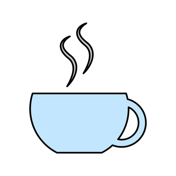 Кофе Кубок изолированный значок — стоковый вектор