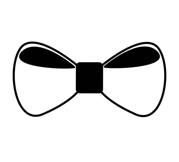 Bow tie elegant icon — Stock Vector