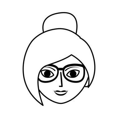 genç kadın avatar karakter