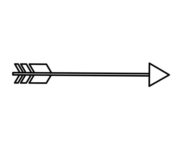 Cadre élégant avec des flèches — Image vectorielle