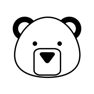 sevimli ayı karakter simgesi