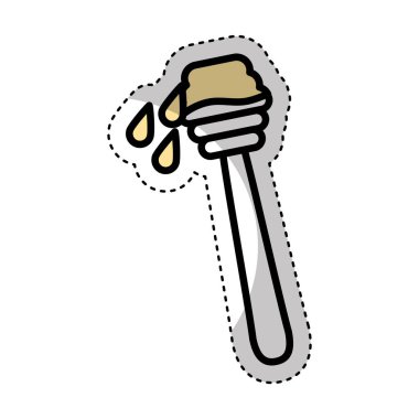 tatlı bal doğal izole simgesi