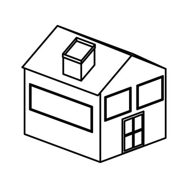 ev dış cephe izole simgesi