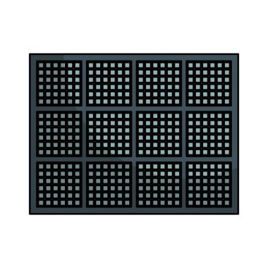 paneli güneş izole simgesi