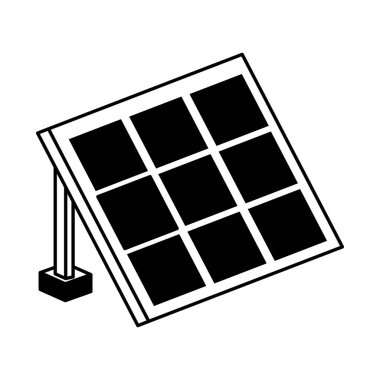 paneli güneş izole simgesi
