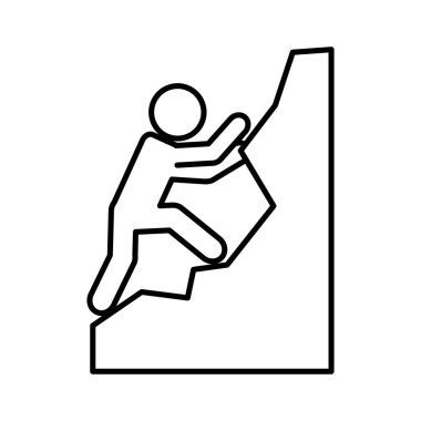 tırmanma ekstrem spor simgesi