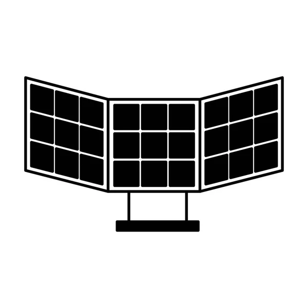 Panel solar aislado icono — Archivo Imágenes Vectoriales