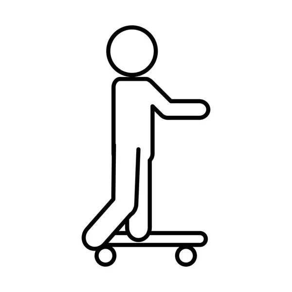 Skateboard Extremsport — Stockvektor