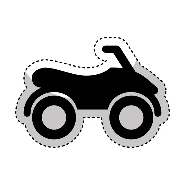 Quad motorfiets extreme sport — Stockvector