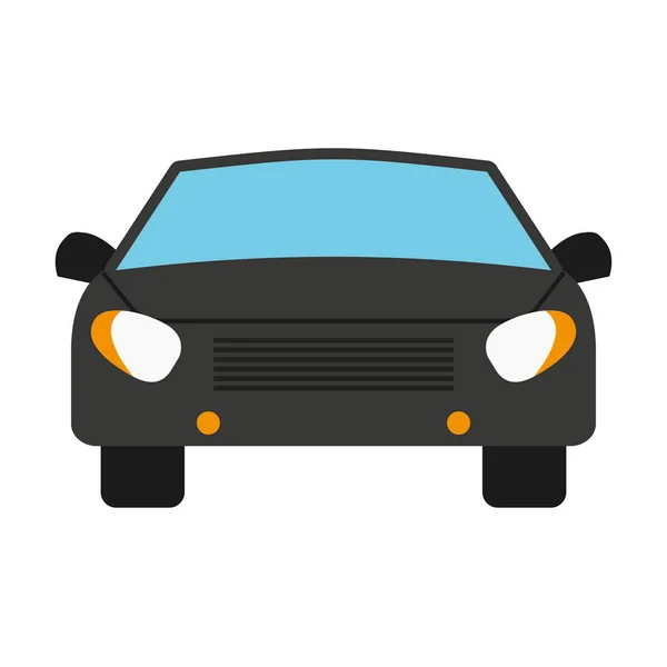 Coche vehículo aislado icono — Vector de stock