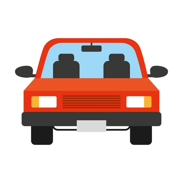 Coche vehículo aislado icono — Vector de stock