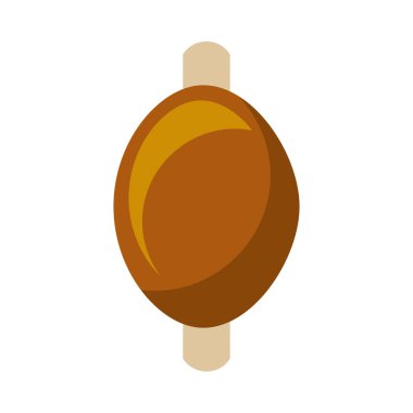 Tavuk eti izole simgesi