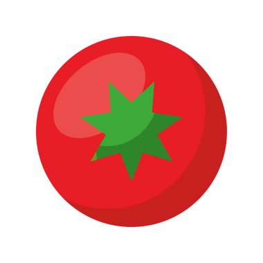 domates taze sebze izole simgesi