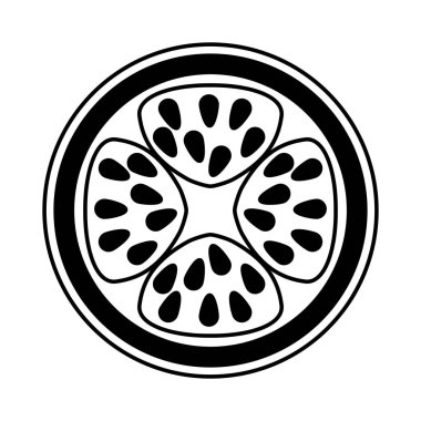 domates taze sebze izole simgesi