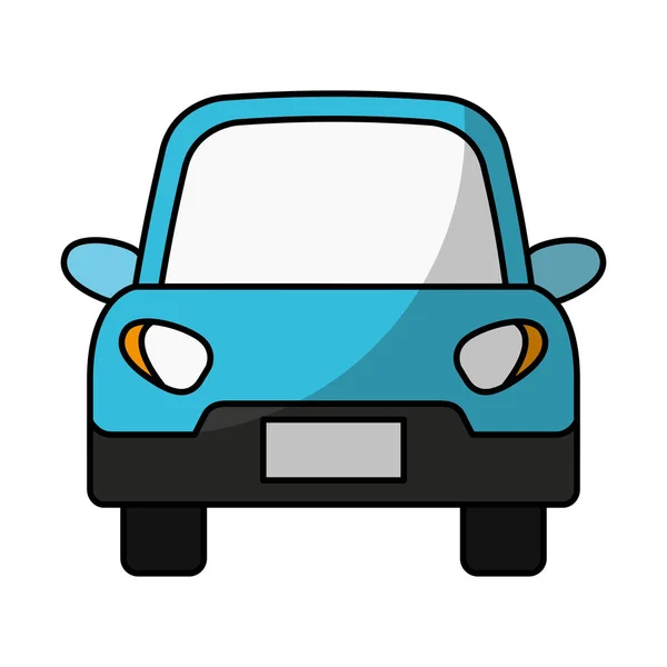 Car vehicle isolated icon — Stock Vector