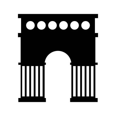 Triumph arch izole simgesi