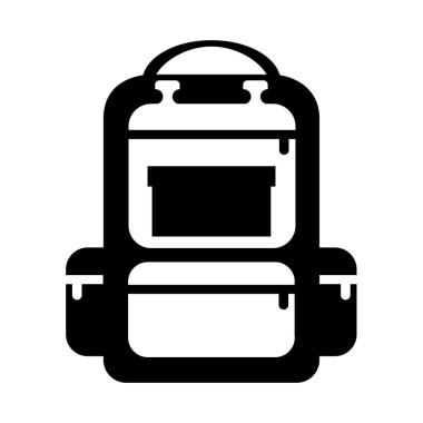 bavul seyahat izole simgesi