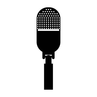 mikrofon aygıtı izole simgesi