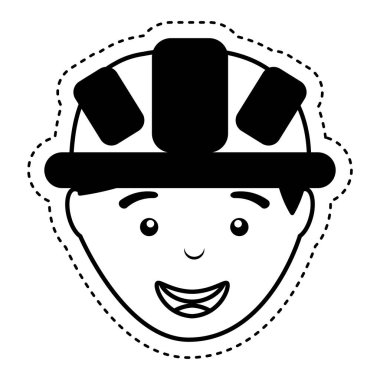 İnşaat profesyonel avatar karakter