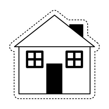 ev dış cephe izole simgesi