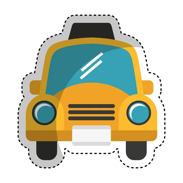 Servicio de taxi icono público — Vector de stock