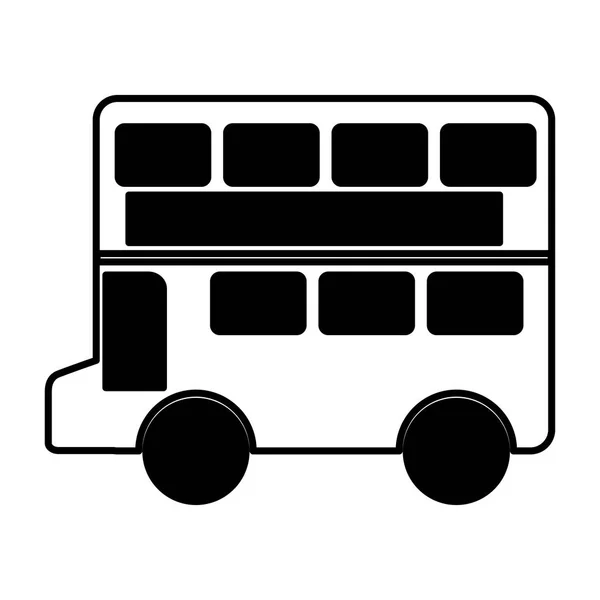 Londra otobüs klasik simgesi — Stok Vektör