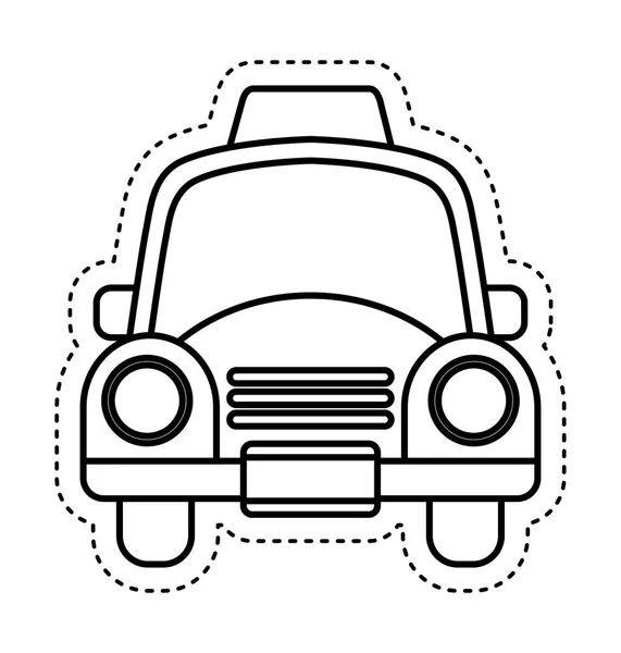 Taxidienst öffentliches Symbol — Stockvektor