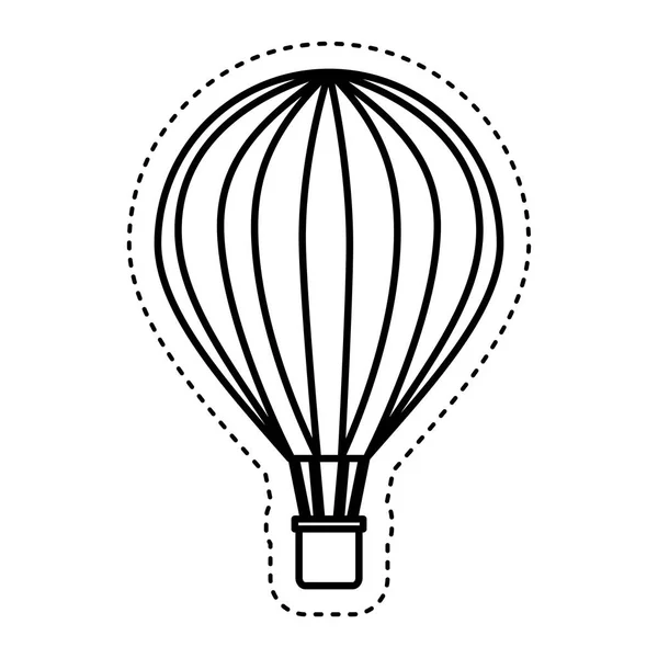 Balon hava sıcak seyahat — Stok Vektör