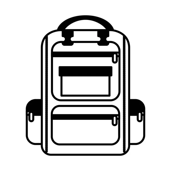 Suitcase travel isolated icon — Stock Vector