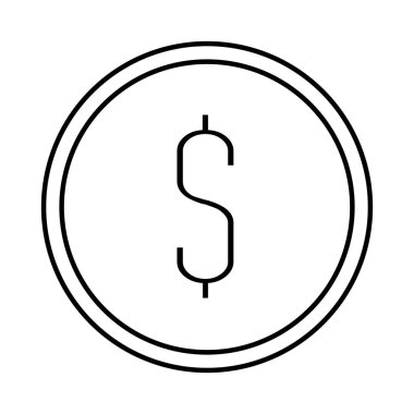 sikke para izole simgesi