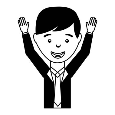 işadamı karakter izole simgesi