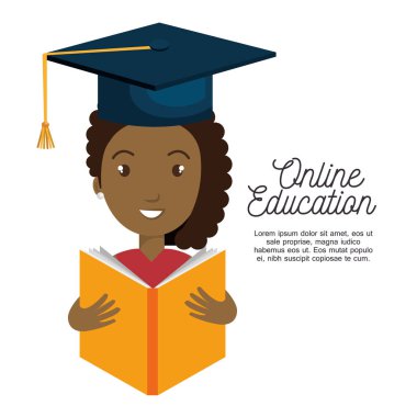 Online Eğitim kavramı simgesi