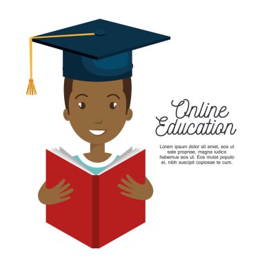 Online Eğitim kavramı simgesi