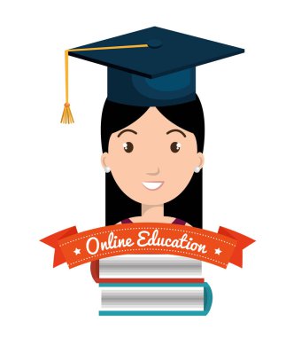 Online Eğitim kavramı simgesi