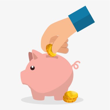 sikke para izole simgesi