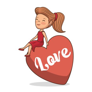 güzel çift Sevgililer günü