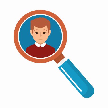 işadamı karakter avatar izole