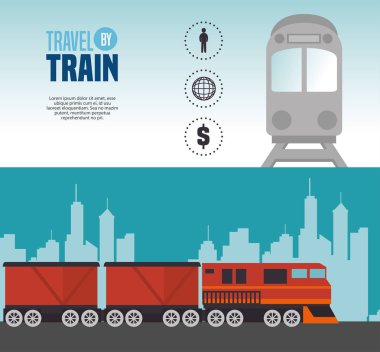 Tren kavramı simge ile seyahat