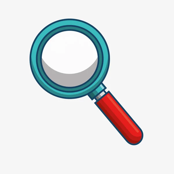 Recherche icône loupe — Image vectorielle